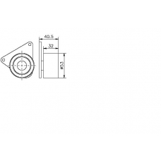 TKR 9172 TIMKEN Паразитный / ведущий ролик, зубчатый ремень