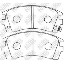 PN2225 NiBK Комплект тормозных колодок, дисковый тормоз