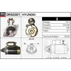 DRS2301 DELCO REMY Стартер