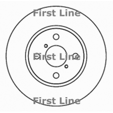FBD1676 FIRST LINE Тормозной диск