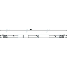 HOS3407 APEC Тормозной шланг