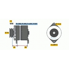 6 033 GB3 036 BOSCH Генератор