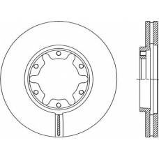 BDR2051.20 OPEN PARTS Тормозной диск