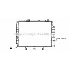 MS2202 AVA Радиатор, охлаждение двигателя