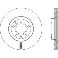 BDR2158.20 OPEN PARTS Тормозной диск