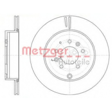 6110228 METZGER Тормозной диск