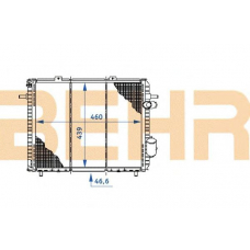 0100460 BEHR Radiator