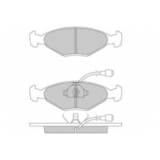 12-0177 E.T.F. Комплект тормозных колодок, дисковый тормоз