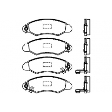 23296 150  0 5 T4047 TEXTAR Колодки тормозные