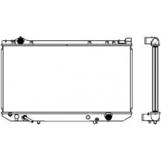 2272-1003 SAKURA  Automotive Радиатор, охлаждение двигателя