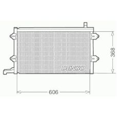 DCN32003 DENSO Конденсатор, кондиционер