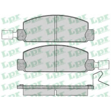 05P051 LPR Комплект тормозных колодок, дисковый тормоз