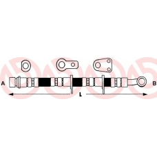 T 28 007 BREMBO Тормозной шланг