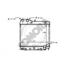 120040B SOMORA Радиатор, охлаждение двигателя