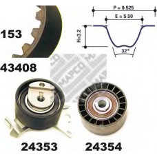 23408 MAPCO Комплект ремня грм