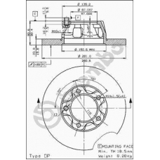 08.3295.10 BREMBO Тормозной диск