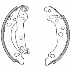 BSA2067.00 OPEN PARTS Комплект тормозных колодок