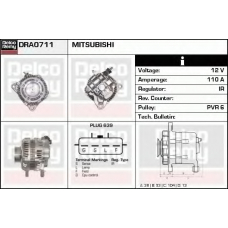 DRA0711 DELCO REMY Генератор