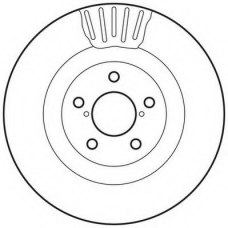 562677JC JURID Тормозной диск