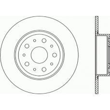 BDR1234.10 OPEN PARTS Тормозной диск