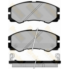 PA1030 BRAKE ENGINEERING Комплект тормозных колодок, дисковый тормоз