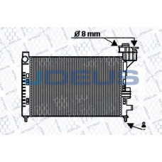 017M28 JDEUS Радиатор, охлаждение двигателя
