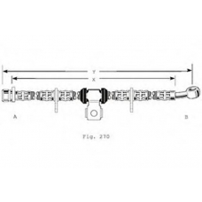 PHD195 TRW Тормозной шланг