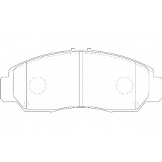 WBP23729A WAGNER LOCKHEED Комплект тормозных колодок, дисковый тормоз