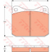 GDB7572 TRW Комплект тормозных колодок, дисковый тормоз
