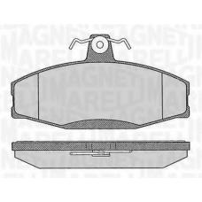 363916060397 MAGNETI MARELLI Комплект тормозных колодок, дисковый тормоз