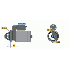 0 001 109 068 BOSCH Стартер