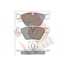 RB1550 R BRAKE Комплект тормозных колодок, дисковый тормоз