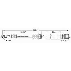 FBH6964 FIRST LINE Тормозной шланг