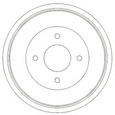 329299J JURID Тормозной барабан