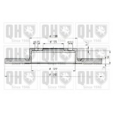 BDC5144 QUINTON HAZELL Тормозной диск