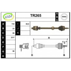 TR265 SERA Приводной вал