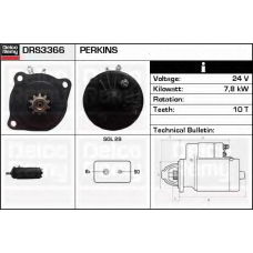 DRS3366 DELCO REMY Стартер