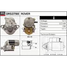 DRS3798 DELCO REMY Стартер