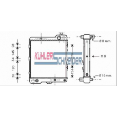 5005901 KUHLER SCHNEIDER Радиатор, охлаждение двигател