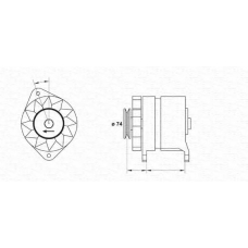 943346050010 MAGNETI MARELLI Генератор