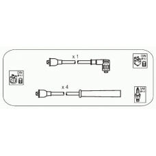 FS32 JANMOR Комплект проводов зажигания
