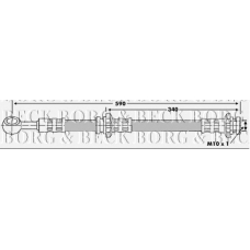 BBH6881 BORG & BECK Тормозной шланг