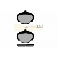 PA423 BRAKE ENGINEERING Комплект тормозных колодок, дисковый тормоз