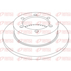NCA1214.10 REMSA Тормозной диск