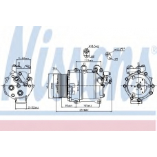 89245 NISSENS Компрессор, кондиционер