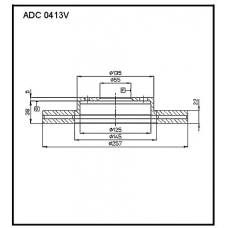 ADC 0413V Allied Nippon Гидравлические цилиндры