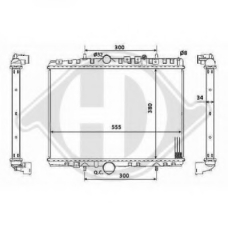 8424206 DIEDERICHS Радиатор, охлаждение двигателя