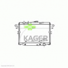 31-2539 KAGER Радиатор, охлаждение двигателя
