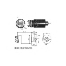 ZM8761 ERA Тяговое реле, стартер