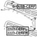 KSB-CERF FEBEST Опора, стабилизатор